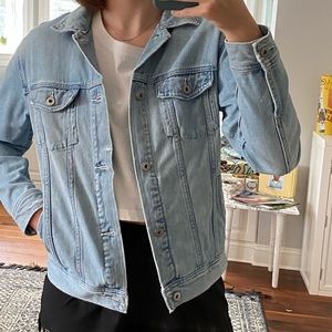 Adriano Goldschmied (Ag) Distressed Denim Jacket